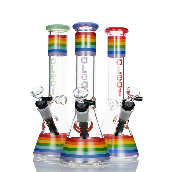 aLeaf 10"  Pride Beaker Bong