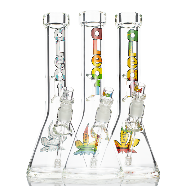 aLeaf 14" Spec Head 9mm Beaker Bong