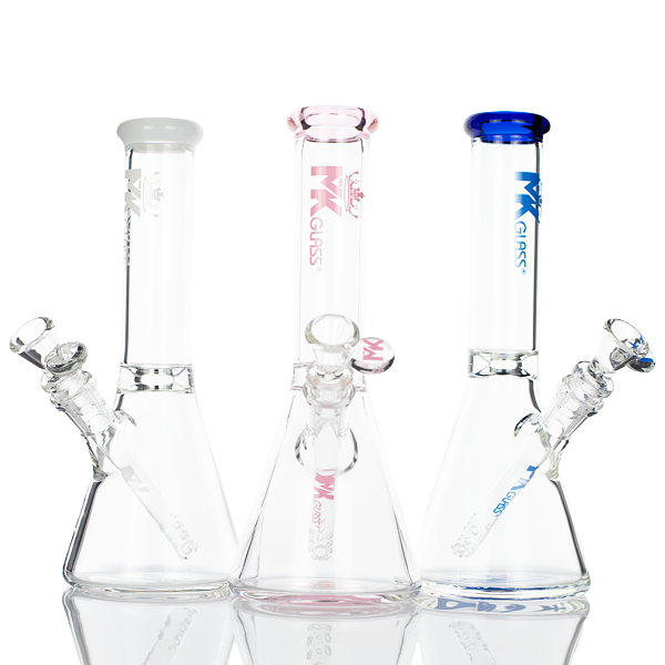 MK100 Glass Classic 10" Beaker Bong V2 - 7mm Glass