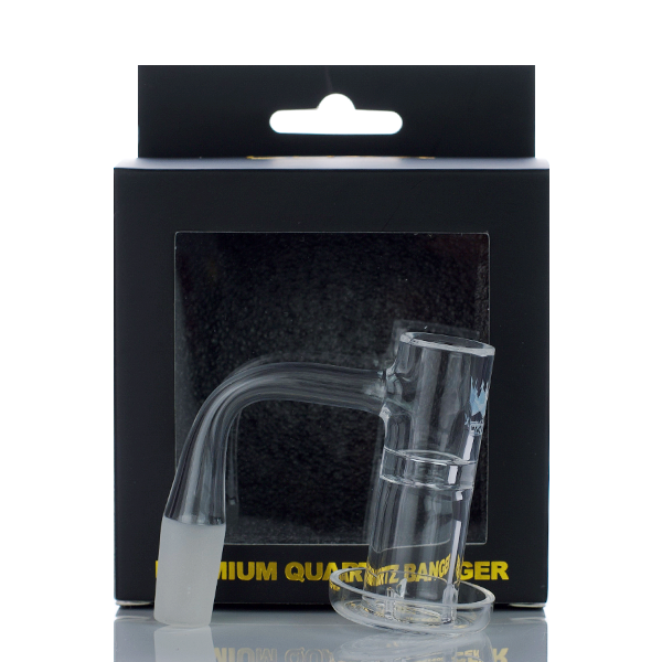 CDXX Concepts Quartz Straight Tube Slurper - 90° 14mm Male - TND