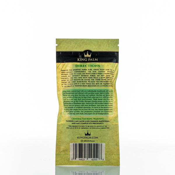 King Palm Natural Leaf Mini - 4 Roll Pack - TND