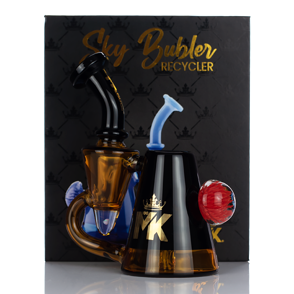 MK100 Glass Sky Bubbler Recycler - TND