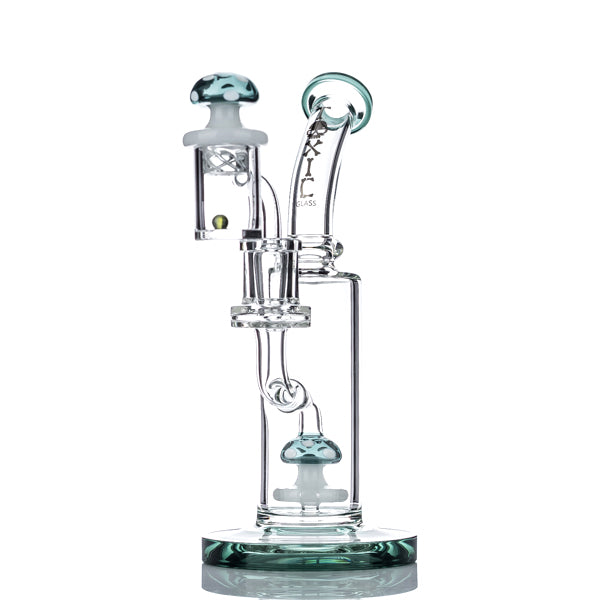 Toxic Glass Mushroom 9" Dab Rig Set - TND