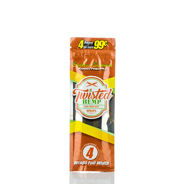 Twisted Hemp Flavored Wraps - 4 Pack - TND
