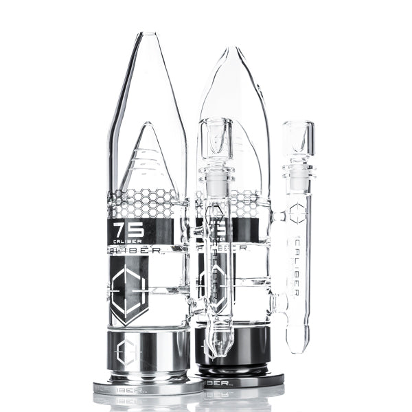 US Caliber Designs .75 Caliber 12" Bong - TOKE N DAB
