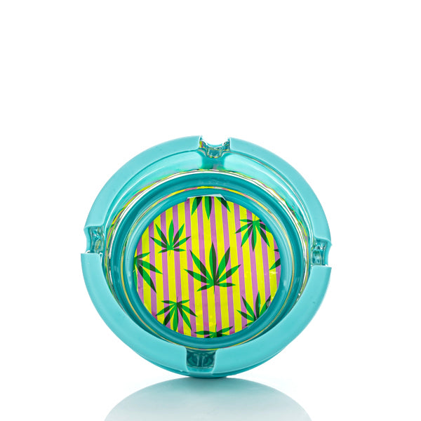 Ugly House 4" Silicone & Glass Ashtray - TND