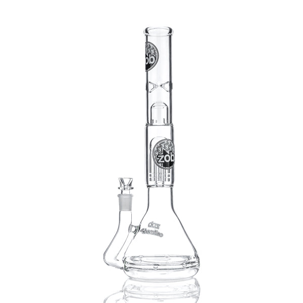 Zob 15" Stemless Beaker w/ Zobello And 8 Arm Tree Percolators - TOKE N DAB