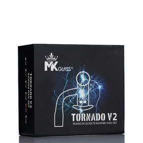 MK100 Glass Tornado V2 Quartz Banger Slurper Set