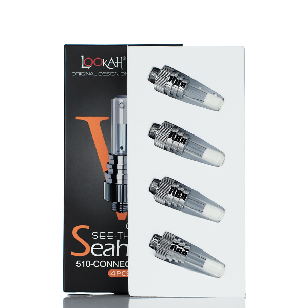 Lookah Seahorse Coil V See-Through Quartz - Pack of 4