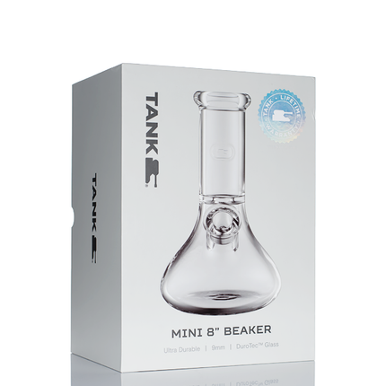 Tank Glass 8" Tank Mini 9mm Beaker Bong