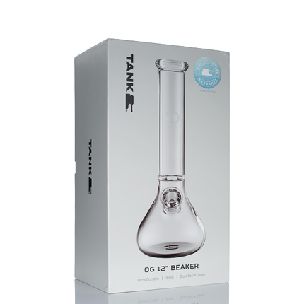 Tank Glass 12" Original Tank 9mm Beaker Bong