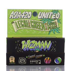 Wizman Asia420 United King Size Slim Rolling Papers Booklet- 32 Leaves - TND