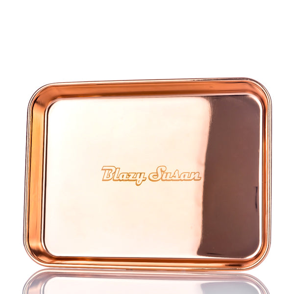 Blazy Suzan Stainless Steel Rolling Tray - TND
