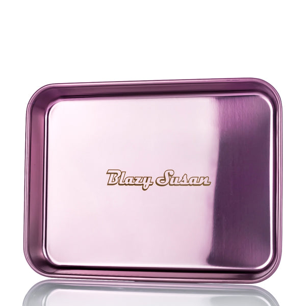 Blazy Suzan Stainless Steel Rolling Tray - TND
