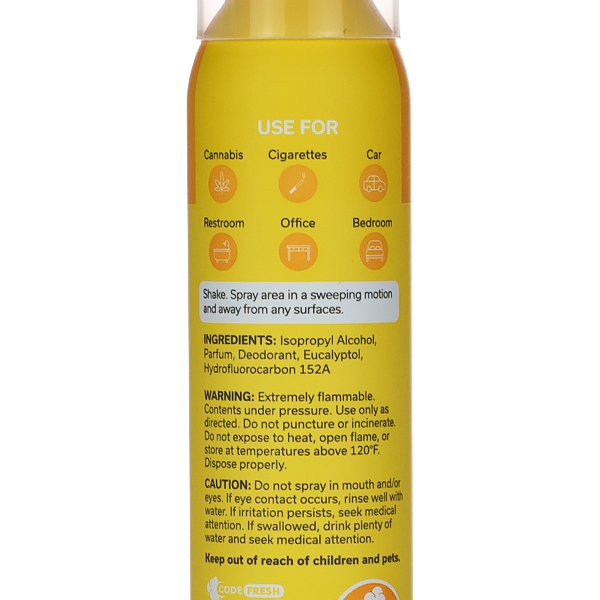 Code Fresh Odor Eliminator 1oz Spray - TND