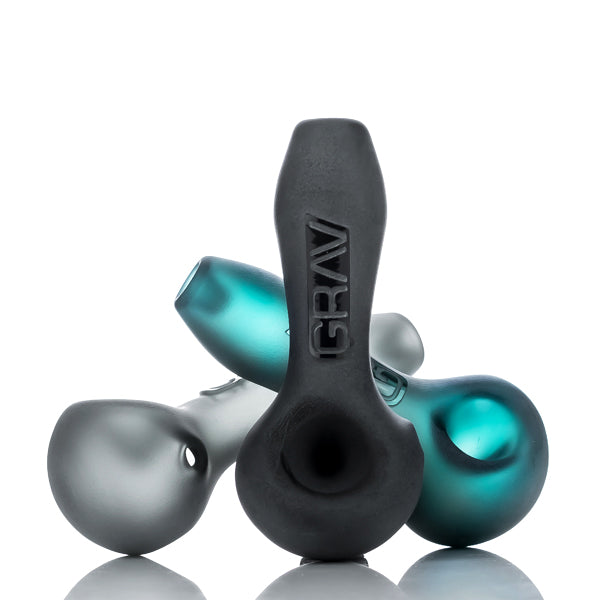 GRAV Sandblasted Spoon Hand Pipe - TND