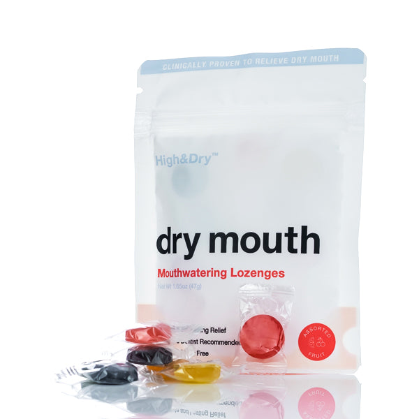High&Dry Dry Mouth Relief Lozenges - Assorted Fruit - TND