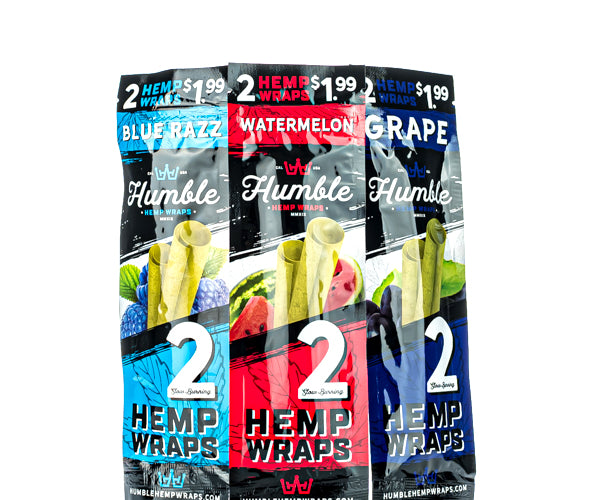 Slow Burning Hemp Wraps 2 Pack