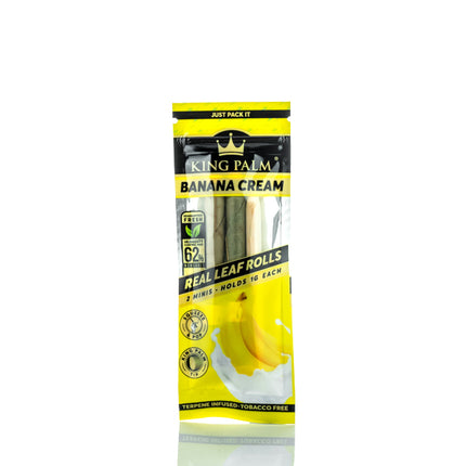 King Palm Terpene Infused Natural Leaf 1G Minis - 2 Roll Pack - TND