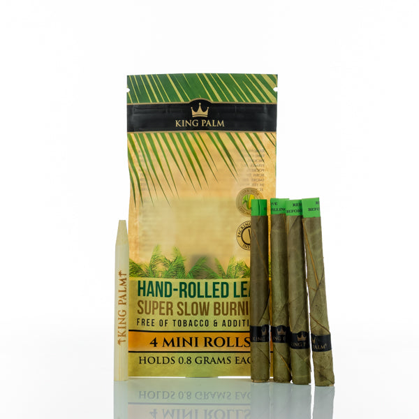 King Palm Natural Leaf Mini - 4 Roll Pack - TND