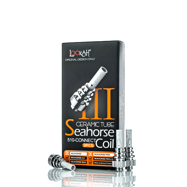 Lookah Seahorse Coil III Ceramic Tube - Pack of 3 - TND