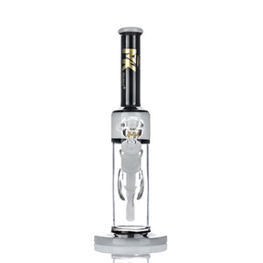 MK100 Glass Slime Double Color 11" Straight Tube Bong - TND