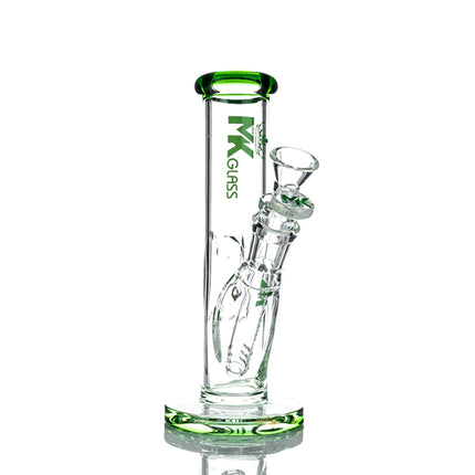 MK100 Glass Classic Straight Shooter 8" Bong - TND