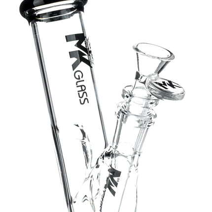 MK100 Glass Classic Straight Shooter 8" Bong - TND