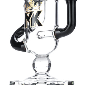MK100 Glass Wine Glass Recycler 9" Dab Rig - TOKE N DAB