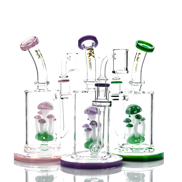 MK100 Glass Mushroom 9" Dab Rig - TND