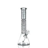MK100 Glass Selfie 14" Beaker Bong - TOKE N DAB