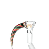 MK100 Glass Wig-Wag Long Horn 14mm Bowl - TOKE N DAB