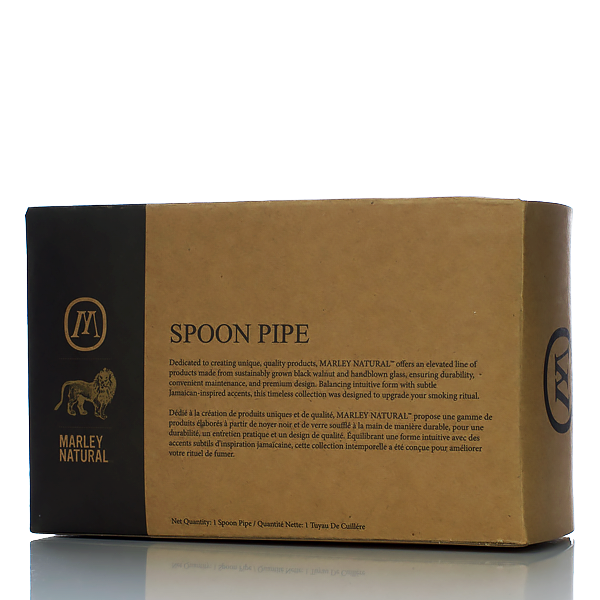 Marley Natural Spoon Pipe - Black Walnut - TND