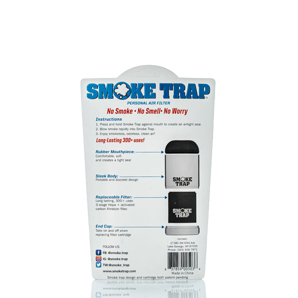 Smoke Trap 2.0 Personal Smoke Filter | Replaceable Cartridge Smoke Trap 2.0 Personal Smoke Filter | Replaceable Cartridge