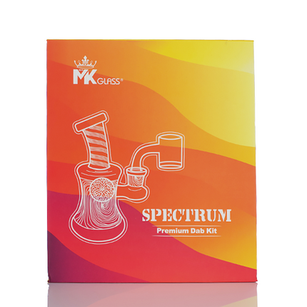 MK100 Glass Spectrum Premium 6" Recycler Dab Rig Set - TND