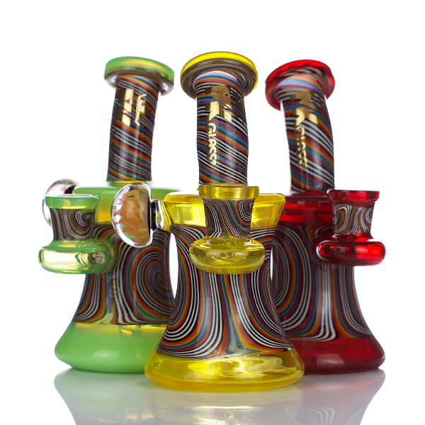 MK100 Glass Spectrum Premium 6" Recycler Dab Rig Set - TND