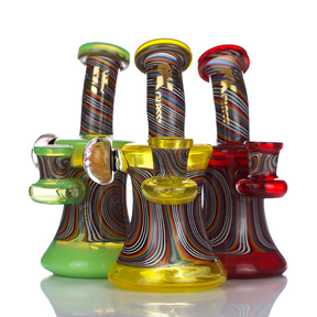 MK100 Glass Spectrum Premium 6" Recycler Dab Rig Set - TND