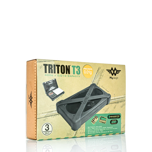 MyWeigh Triton T3 400g Precision Digital Scale - TOKE N DAB