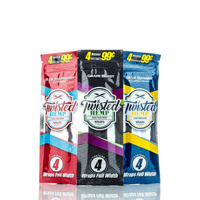 Twisted Hemp Flavored Wraps - 4 Pack - TND