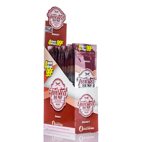 Twisted Hemp Flavored Wraps - 4 Pack - Case of 15 - TOKE N DAB