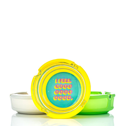 Ugly House 4" Silicone & Glass Ashtray - TND