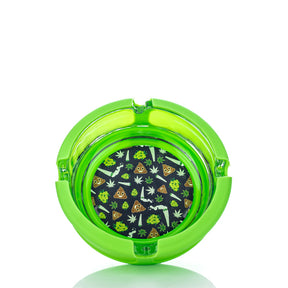 Ugly House 4" Silicone & Glass Ashtray - TND