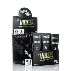 VIBES 1 1/4 Pre-Roll Cone - 6 Pack - Case of 30 - TOKE N DAB