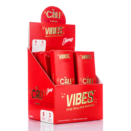 VIBES The Cali Pre-Roll Cone 1 Gram - 3 Pack - Case of 8 - TOKE N DAB