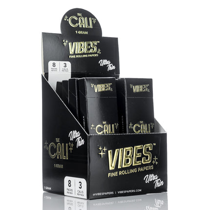 VIBES The Cali Pre-Roll Cone 1 Gram - 3 Pack - Case of 8 - TOKE N DAB