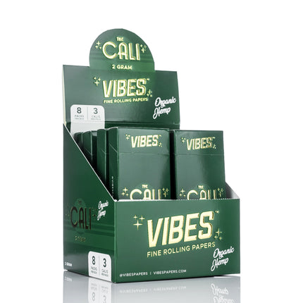 VIBES The Cali Pre-Roll Cone 2 Gram - 3 Pack - Case of 8 - TOKE N DAB