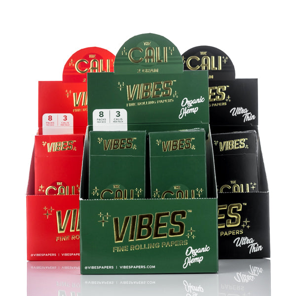 VIBES The Cali Pre-Roll Cone 2 Gram - 3 Pack - Case of 8 - TOKE N DAB