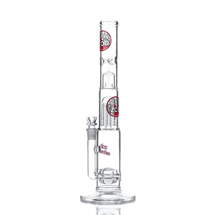 Zob 18" Stemless Straight Tube w/ Zobello And 8 Arm Tree Percolators - TOKE N DAB